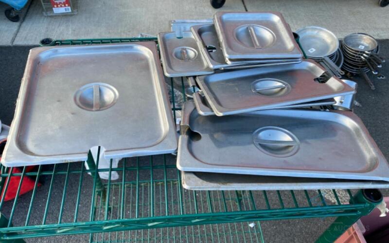 Lot of Square Metal Lids