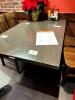 6 Stone Top Tables - 2