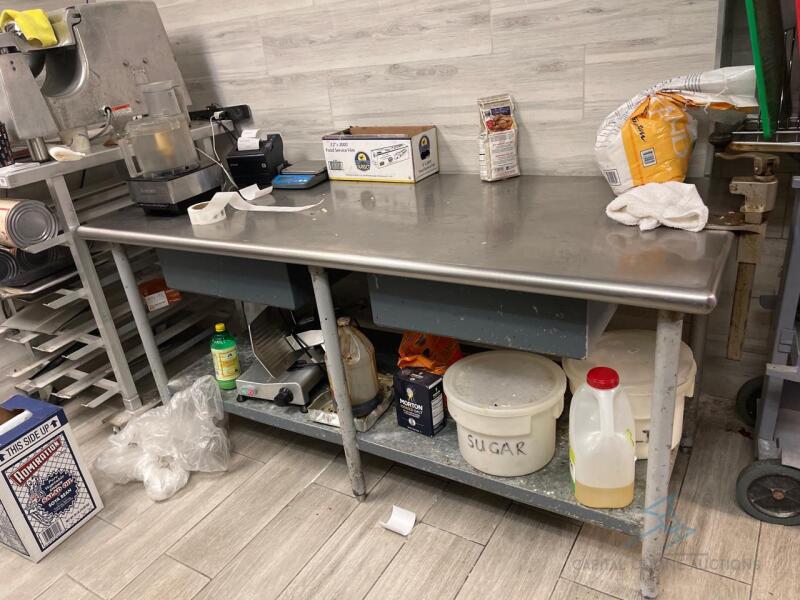 Stainless Steel Prep Table with Undershelf