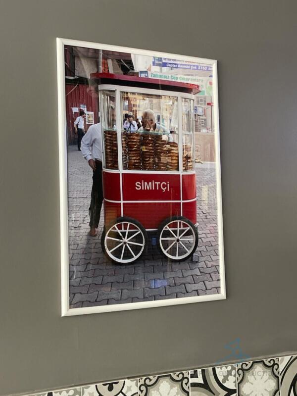 Framed Turkish Street Vendor Photo