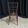 (98) Cocoa Chiavari Stackable Dining Chair - 2