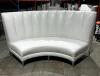 (2) Highback Curved Sofa - white channel