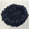 (190) Black jade charger plate