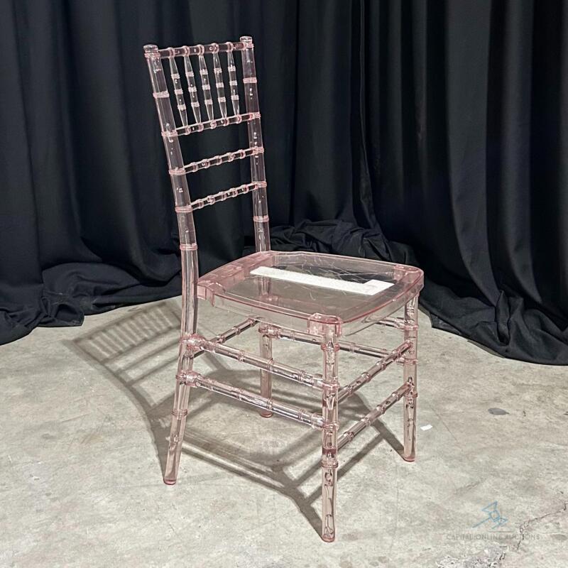 (150) Blush Chiavari Stackable Dining Chair