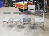 (75) Mixed Grey Folding Chairs - 2