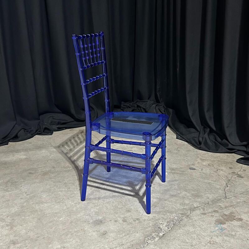 (214) Blue Chiavari Stackable Dining Chair
