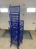 (214) Blue Chiavari Stackable Dining Chair - 3