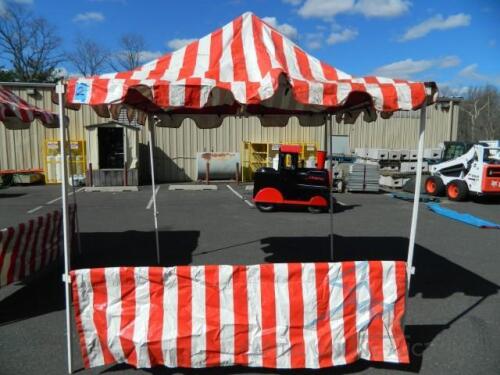 Red/White Frame Carnival Tent