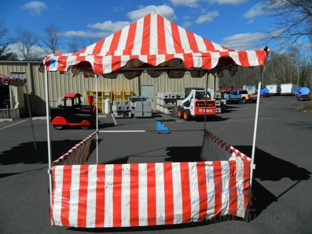 Red/White Frame Carnival Tent