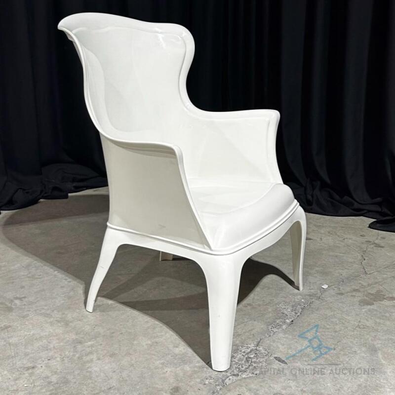 (3) Pasha Chair - white
