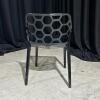 (180) Honeycomb (smoke) Stackable Dining Chair - 3