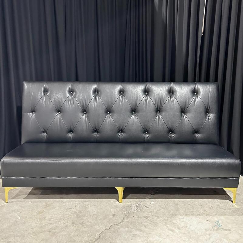 (6) Cartier Straight Sofa - black