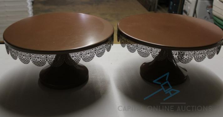 (2) Cake Stands