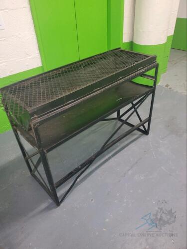 (2) Commercial charcoal BBQ Pit