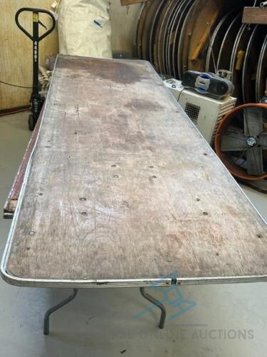 (12) 8' Banquet Tables