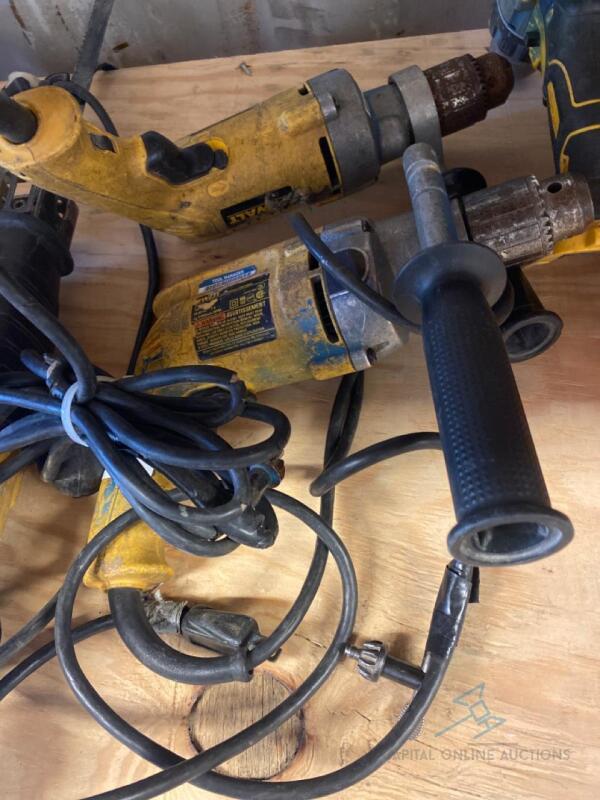 2 DeWalt VSR Drills