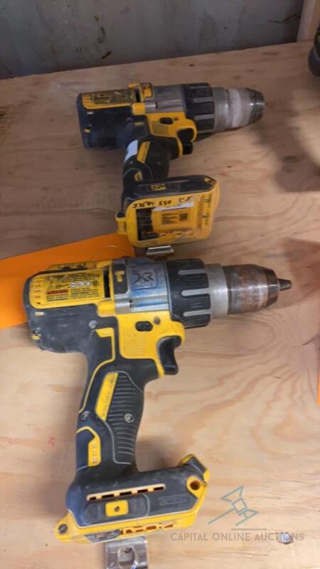 2 DeWalt Hammer Drills