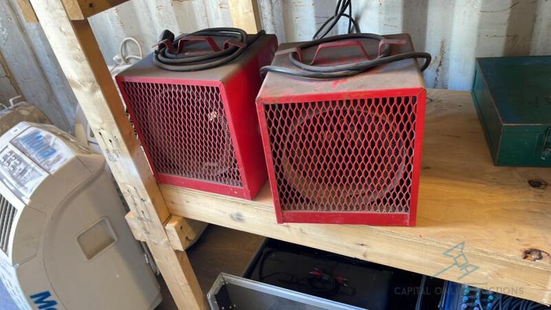 2 Dayton Heavy Duty Portable Heaters