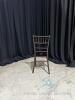 (160) Mahogany Resin Chiavari Chairs - 2