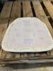 (190) Used White/Ivory Chiavari Chair Cushion - 2