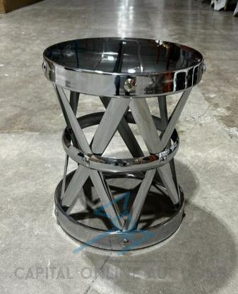 (19) Chrome Metal Drum