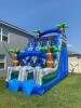 37ft Dual Lane Wet/Dry Slide with Pool - 8