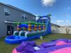 37ft Dual Lane Wet/Dry Slide with Pool - 9