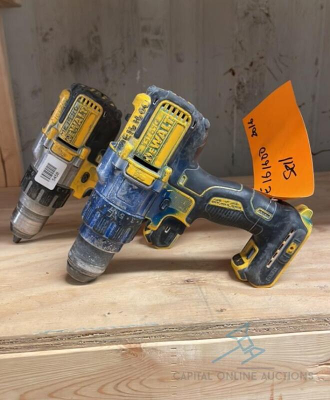 Lot of 2 Dewalt Cordless Drills