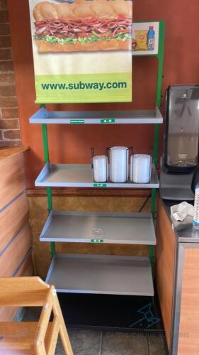 Metal Shelving Unit