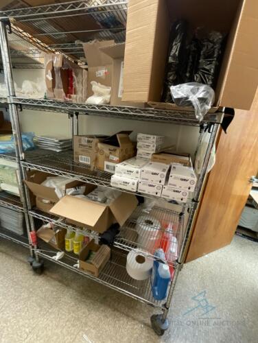 Metal Shelving Unit