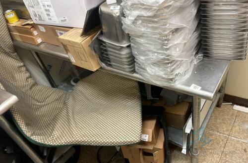 Metal Table w Undershelf