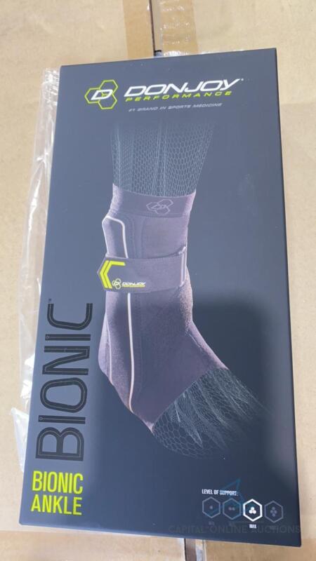 (24) Brand New in Box Donjoy Bionic Ankle (Left, Large, Slime Green)