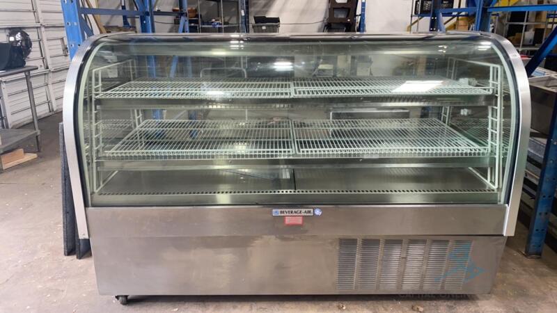 Beverage Air Curved Glass Refrigerated Display Case