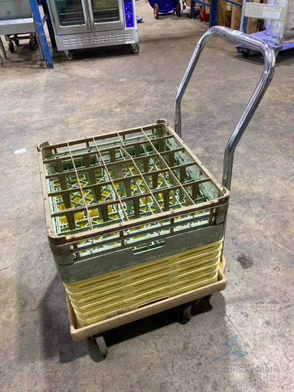 Vollrath Dishwasher Rack on Cart