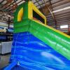 Brand New Inflatable Slide Summer Splashtastic Green 1 - 2