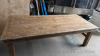 (5) Natural 8'x40" Folding Farm Tables