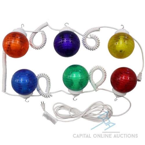 (18) 6" Multi Color Globe Lights