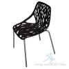 (184) Black Parma Birch Stencil Chair