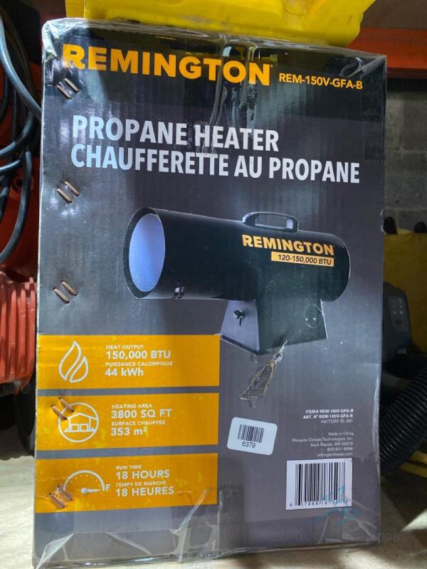 New in Box Remington Propane Heater