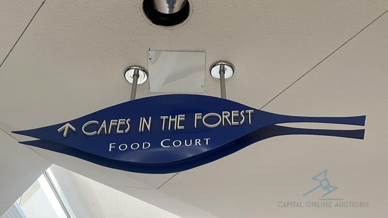 Cafes in the Forest Sign