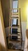 Five foot wooden standing ladder