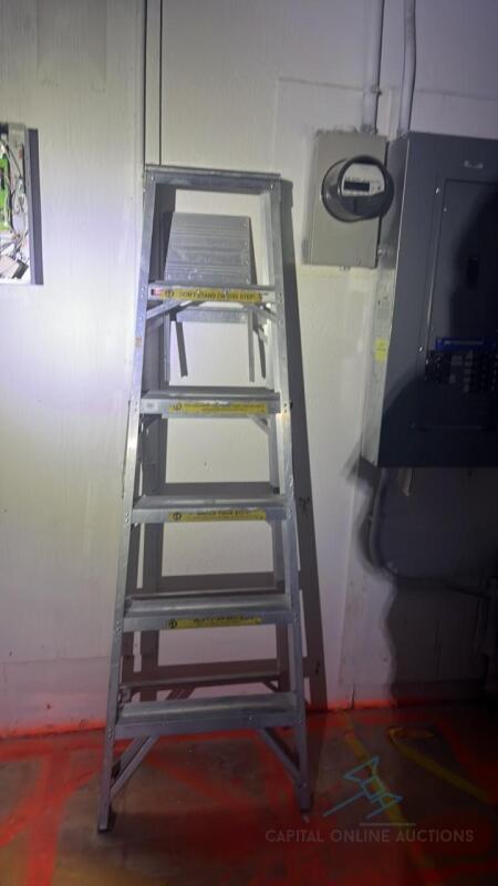 Six foot standing ladder