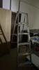 Six foot tall standing ladder