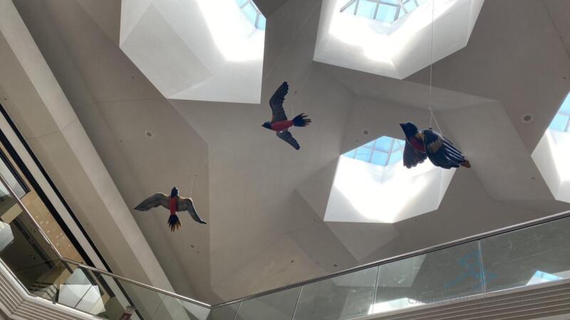 3 Decorative Hanging Birds