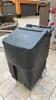 200 lb Portable ice bin on wheels