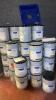 34 Cans of Sherwin Williams Paint (white and yellow)