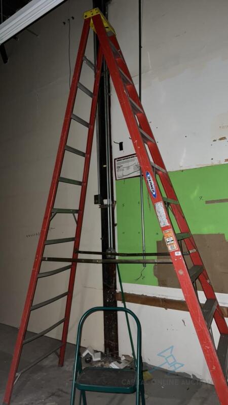 Twelve ft Red ladder