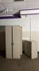 Lot of Metal storage cabinets w/wood shelf - 3