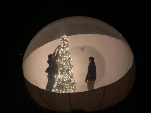 Snow Globe Stargazer Tents