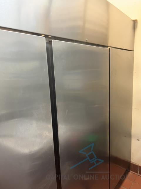 Delfield 3 Door Upright Stainless Steel Freezer